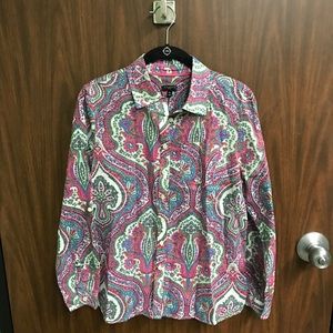 Talbot’s button down blouse